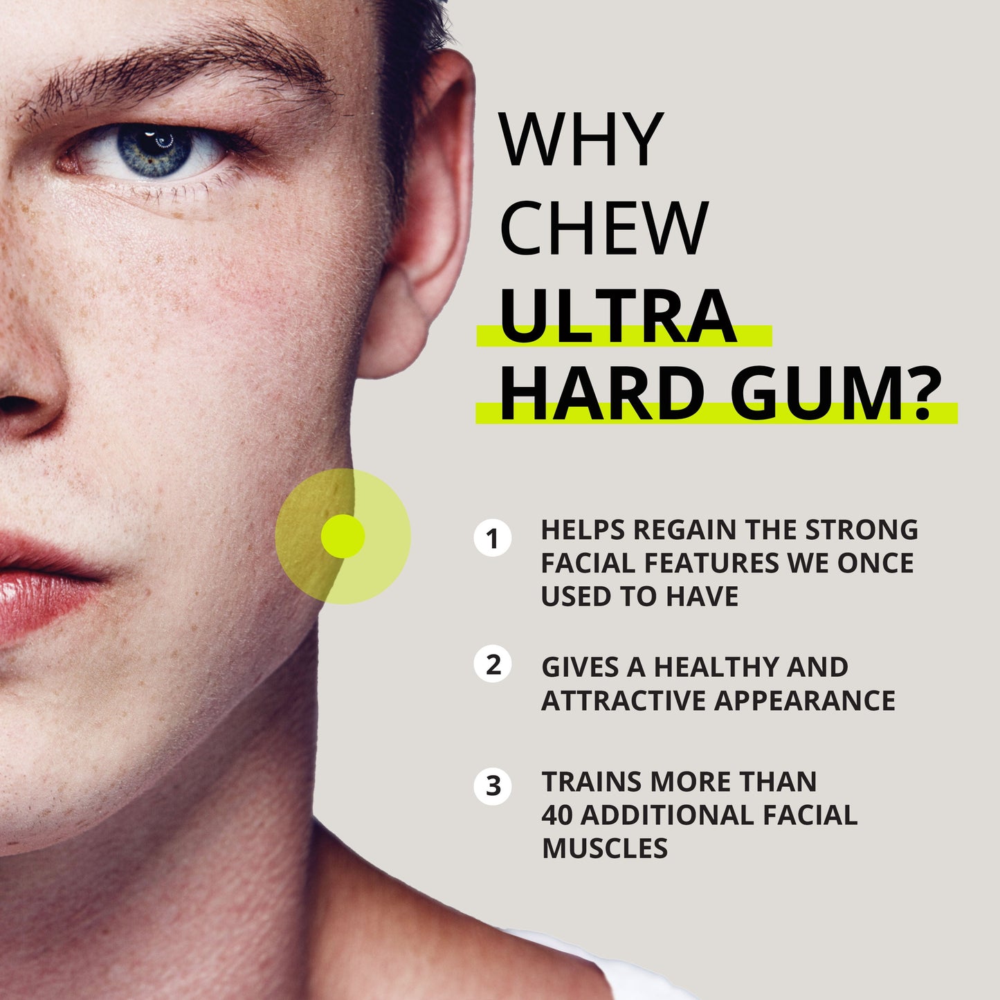 JAWLINER® Fitness Chewing Gum Cherry Ice